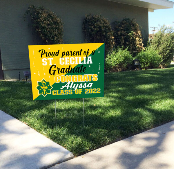 SCS Graduation Lawn Sign