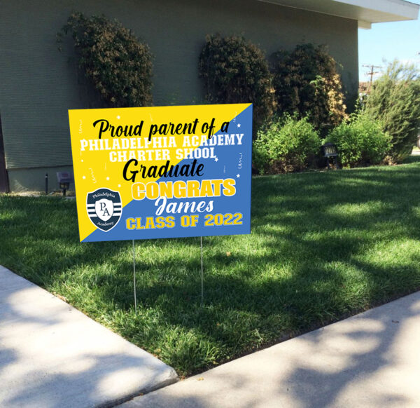 PACS Graduation Lawn Sign