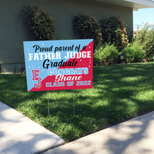 FJHS Graduation Lawn Sign