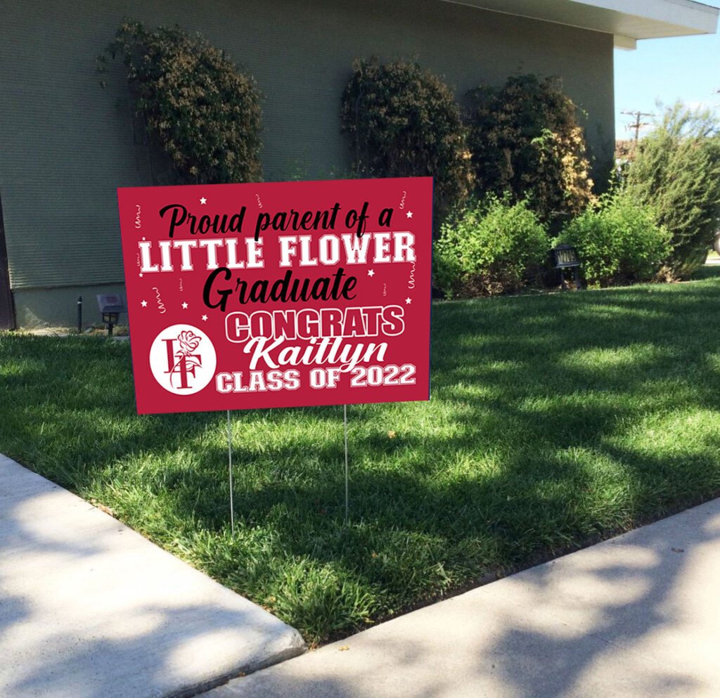 LFHS Graduation Lawn Sign Flux